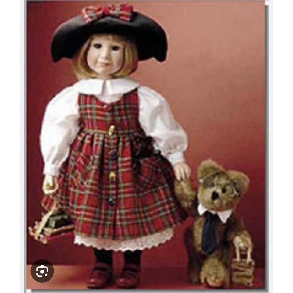 Boyds Bears Yesterdays Child Christa With Harvey Large Doll 2000 Retired NIB
